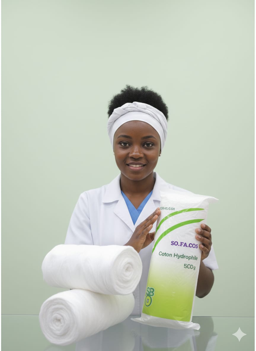 SO.FA.CO-B, fabricant burkinabè de coton hydrophile médical et cosmétique